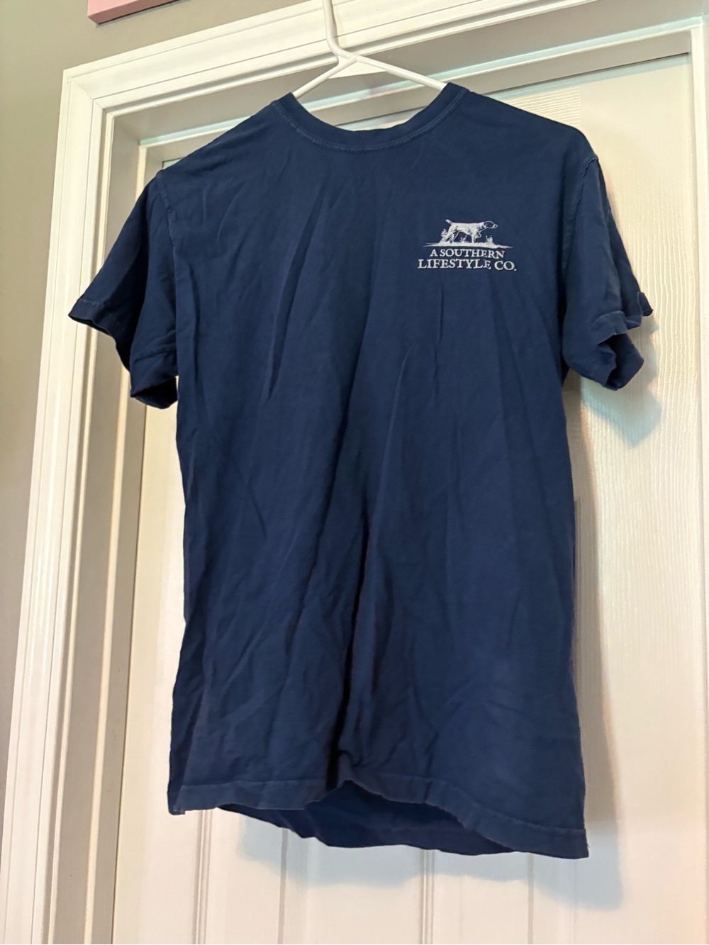 Men's Short-Sleeve Navy Logo Tee